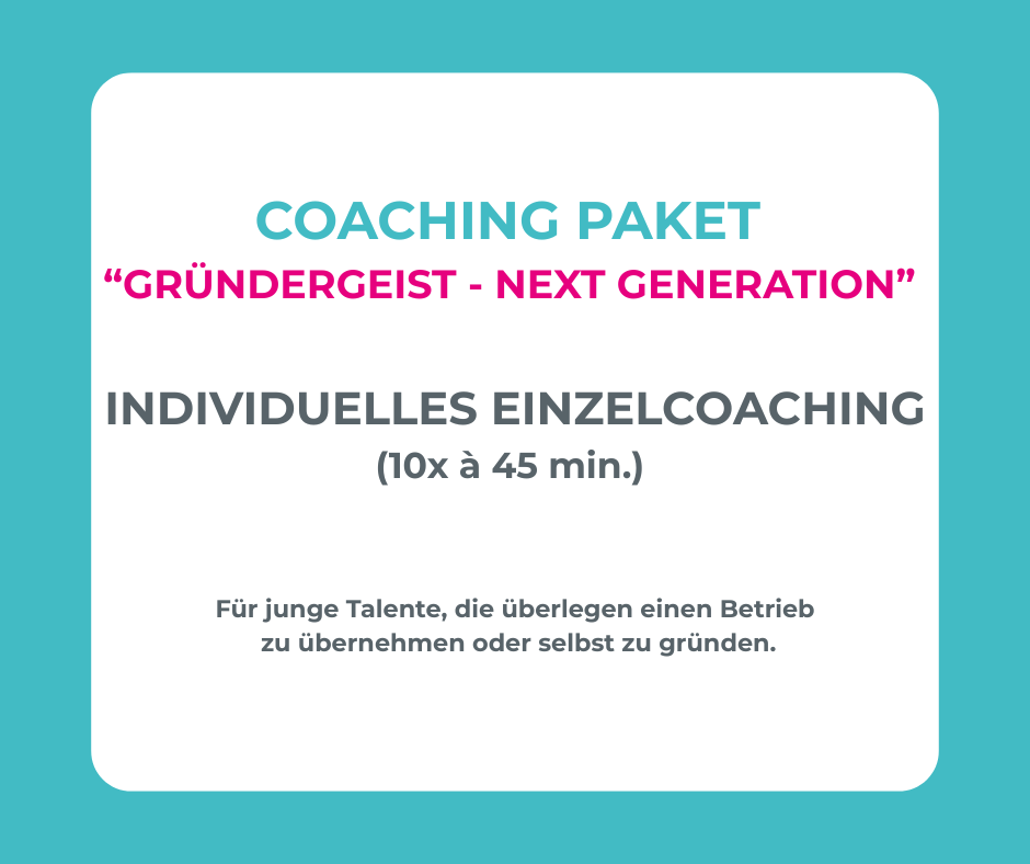 Coaching-Paket-Gründergeist